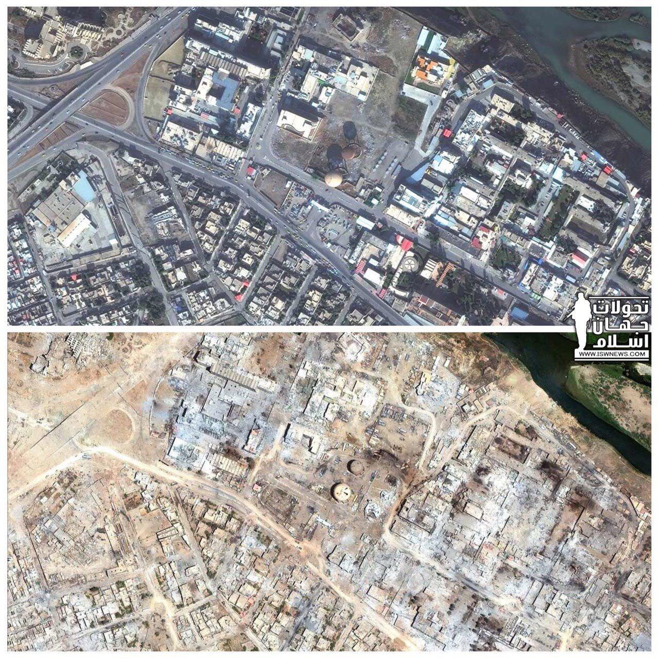 Destruction In Mosul ! Before & After War - Islamic World News