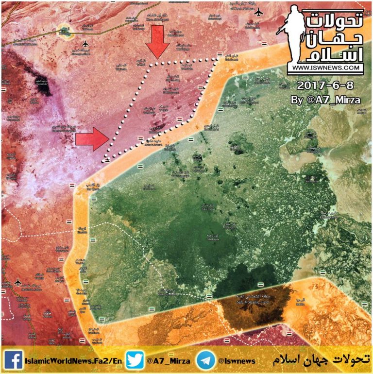 The Syrian Army's Advance In The Eastern Desert Of Damascus; Tel-dekoh ...