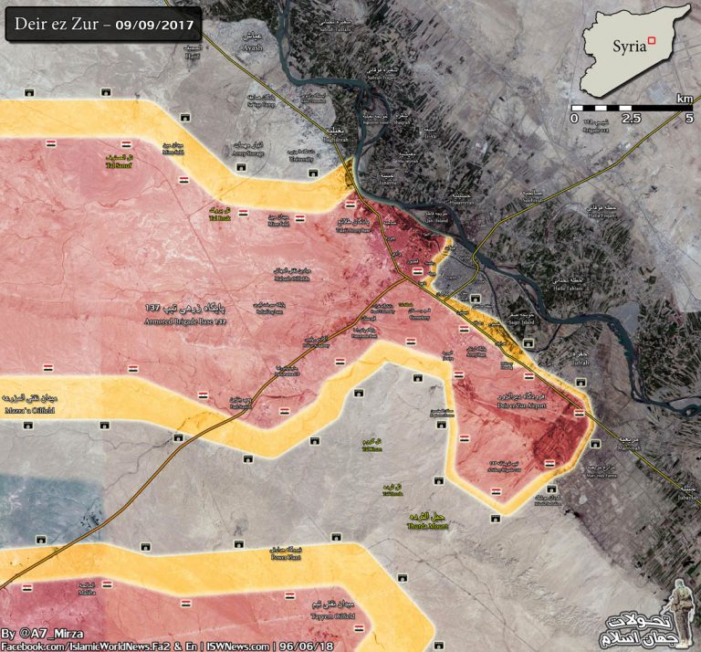 Latest Battle Update From Deir Ezzor : Map - Islamic World News