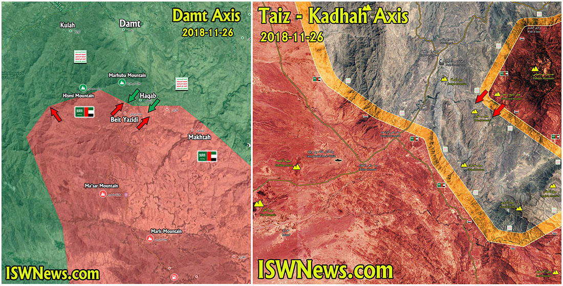 Latest Updates on Yemen 26 November 2018; AnsarAllah Missile Answer to ...