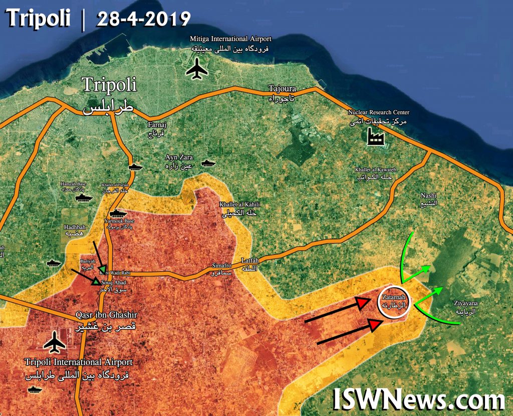 Latest Updates On Tripoli Battle, 28 April 2019 - Islamic World News