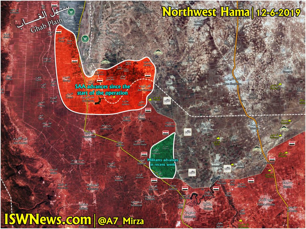 Who Is The Winner In The Northwest Of Hama Battles? - Islamic World News