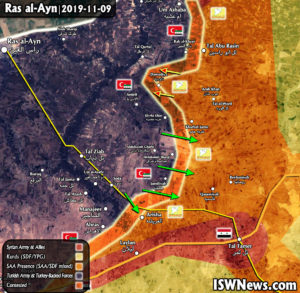 Map: Heavy Engagement in Tal Tamar Axis - Islamic World News