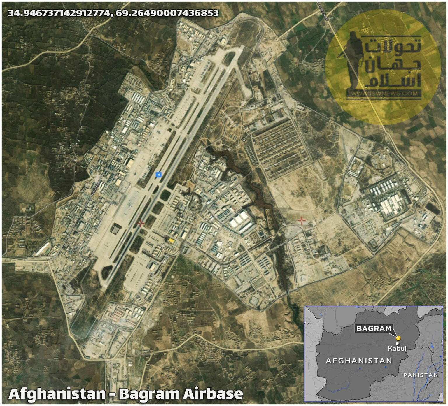 Bagram Air Base Afghanistan Map