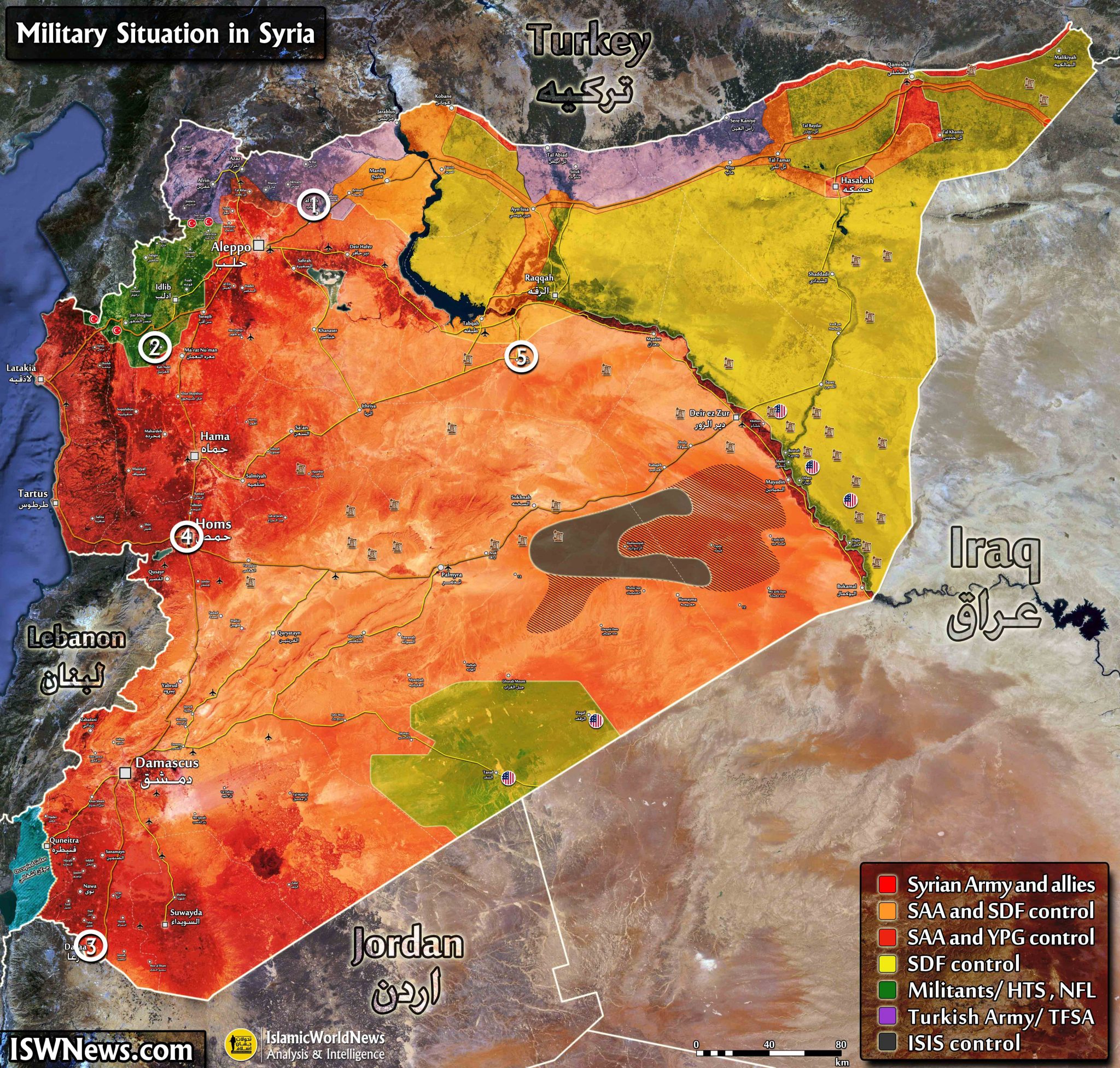 Syrian Liberation Front Islamic World News   Syria Map 11 9 2021 2048x1954 