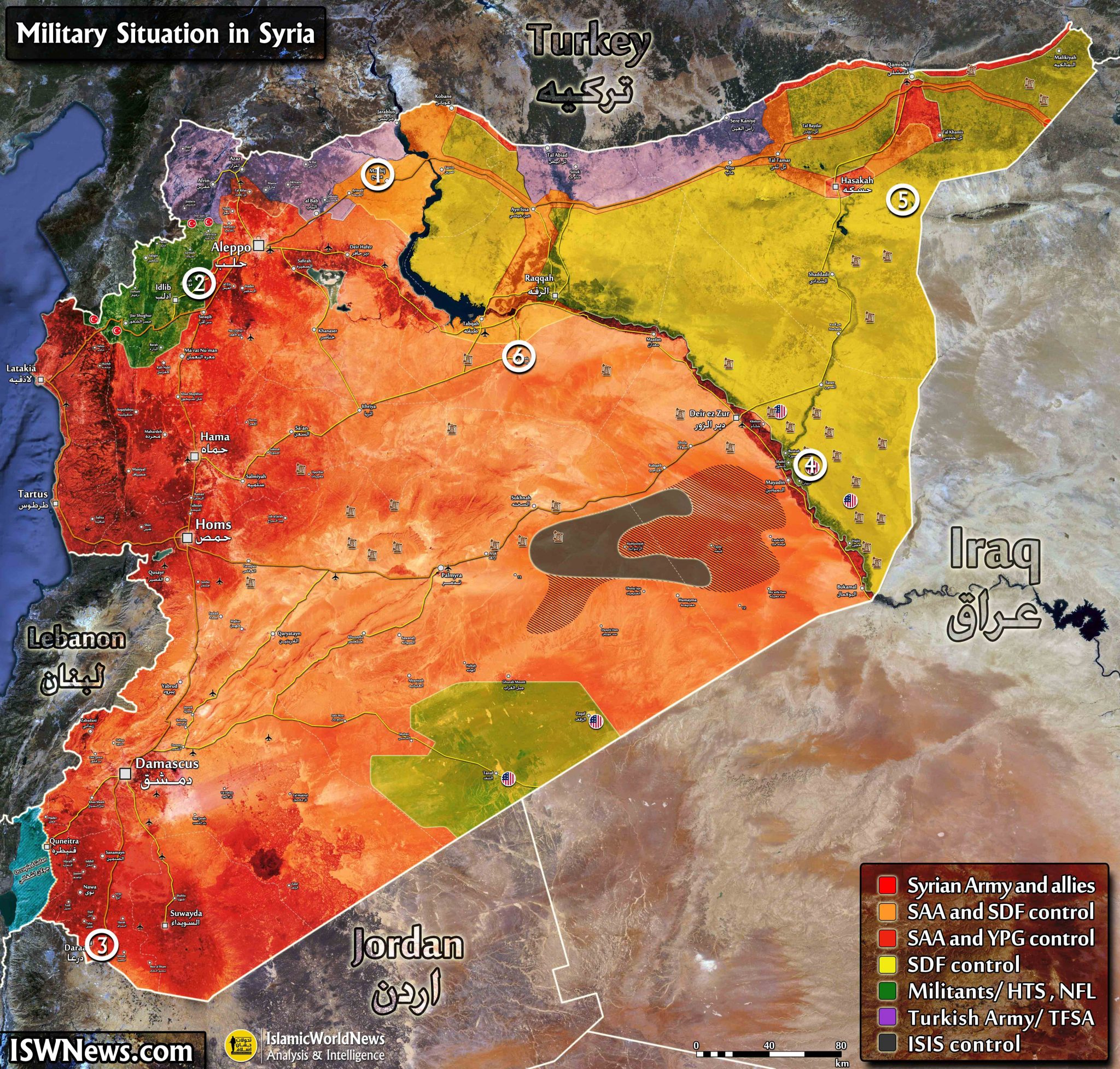Latest Updates On Syria, 30 March 2022 (Map Update) Islamic World News
