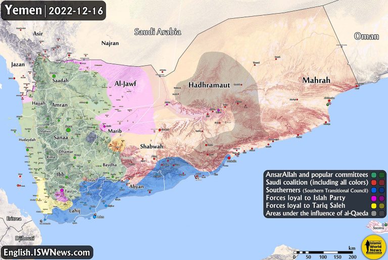 Latest Military Map Of Yemen; Knowing The Parties Involved In The Yemen ...