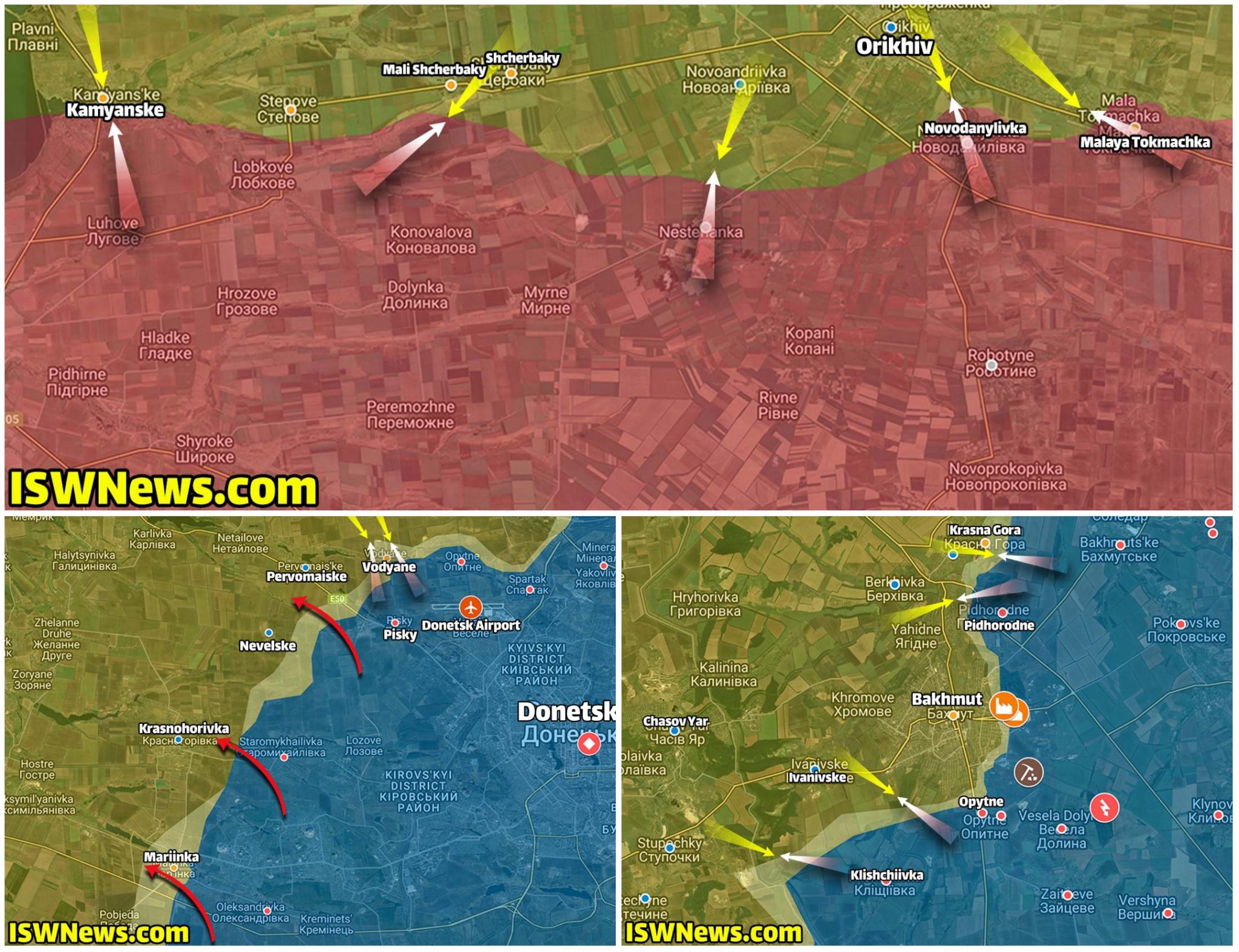 Military Situation In Ukraine Frontlines, 25 January 2023 (Map