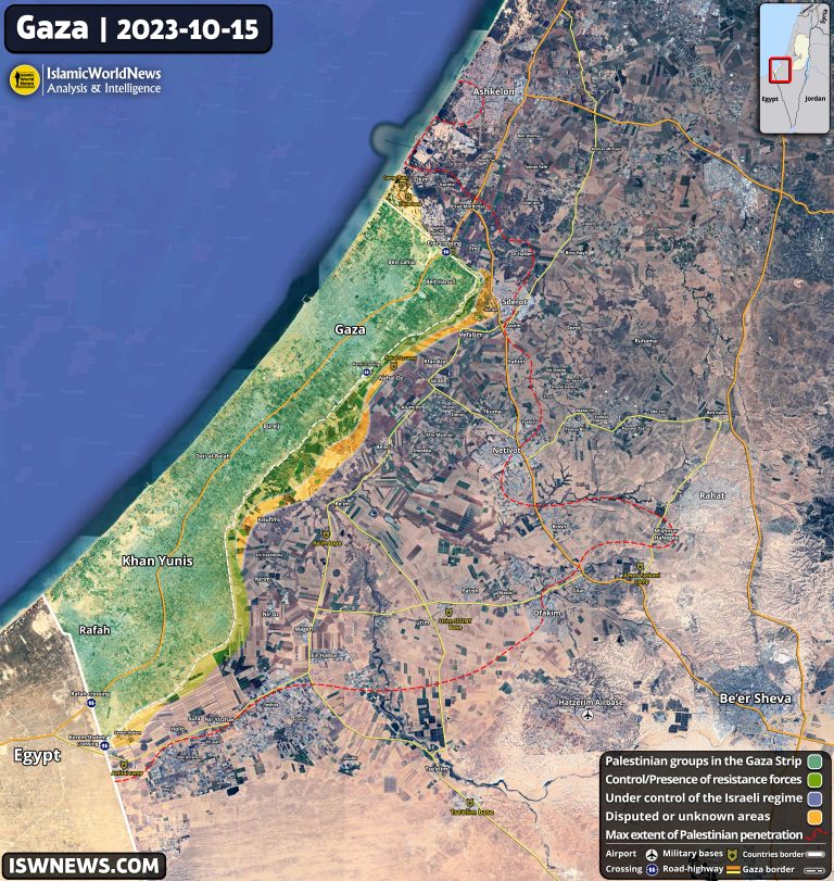 Palestine 2023 Map