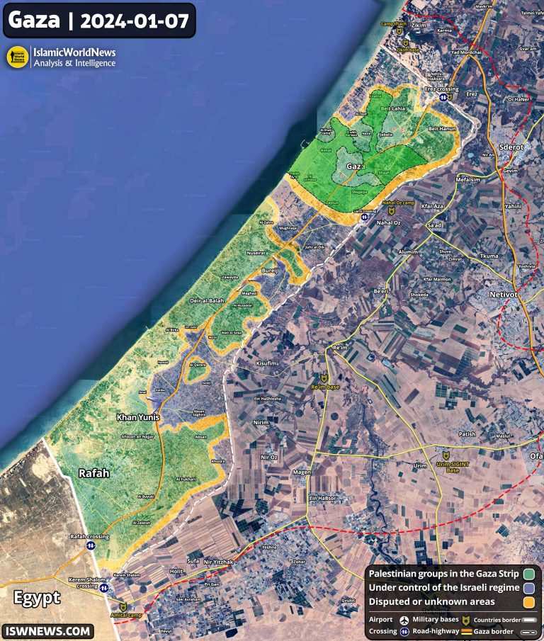 Latest Military Situation In Gaza Strip; 93rd Day Of Fighting - Israeli ...